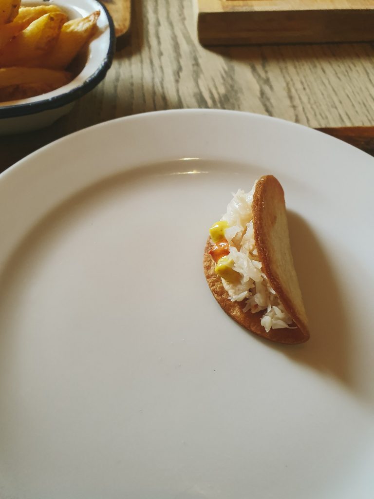 Mini Crab Taco, The New Malton, North Yorkshire, holidaycottagesinyorkshire.com, holiday, cottages, self, catering, self-catering, romatic, family, breaks, yorkshire, north york moors railway