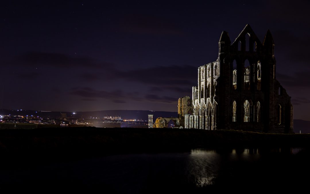 Whitby Abbey at Night