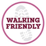 NYMNP Walking friendly logo, walking, walks from the cottage, walks, yorkshire