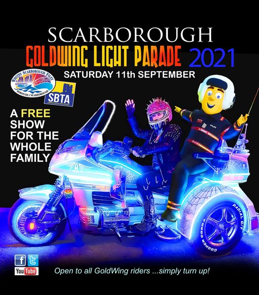Scarborough Gold Wing Light Parade 2021
