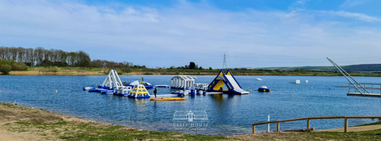 north yorkshire water park, zip line, kayaking, aqua park, paddle board, things to do, self catering, holiday