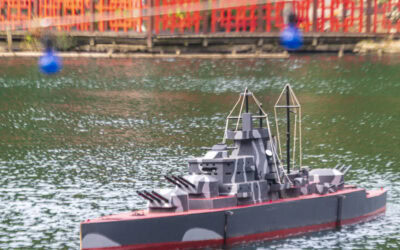 Peasholm Park Naval Warfare in Scarborough