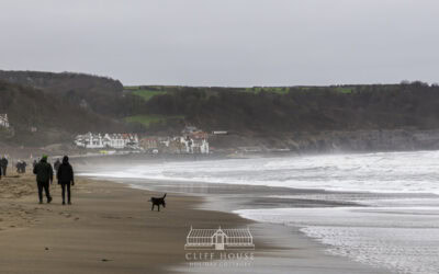 Winter beach walk from Whitby to Sandsend